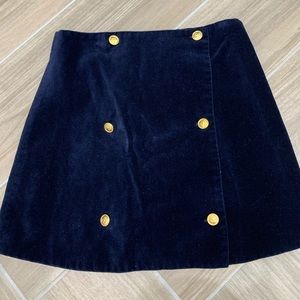 Kule Velvet Reversible Skirt